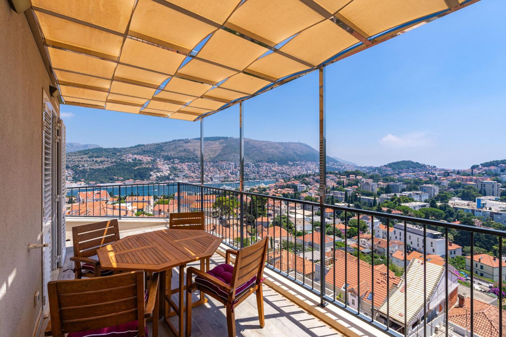 The Panoramic View Penthouse Apartment Sweet Petite Dubrovnik Ngoại thất bức ảnh
