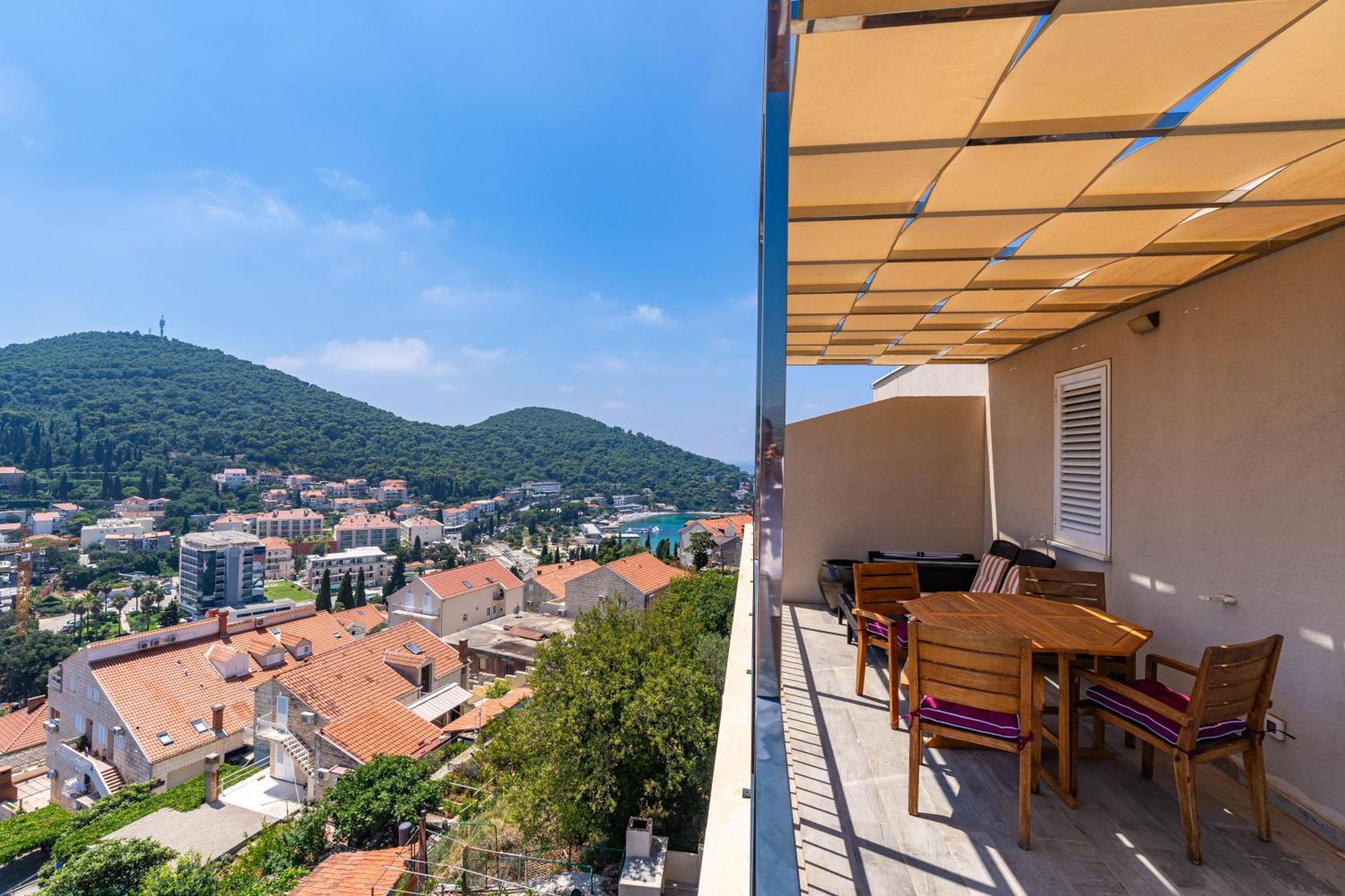The Panoramic View Penthouse Apartment Sweet Petite Dubrovnik Ngoại thất bức ảnh