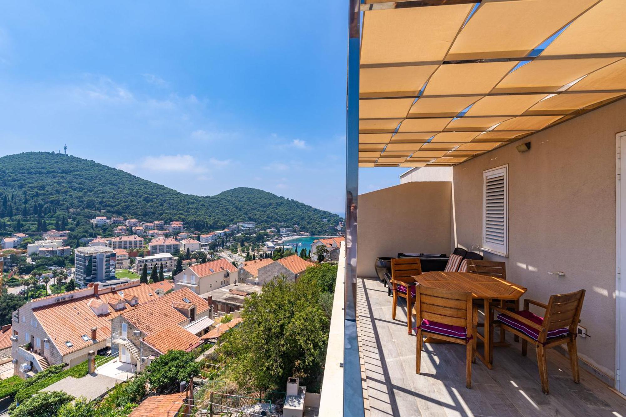 The Panoramic View Penthouse Apartment Sweet Petite Dubrovnik Ngoại thất bức ảnh
