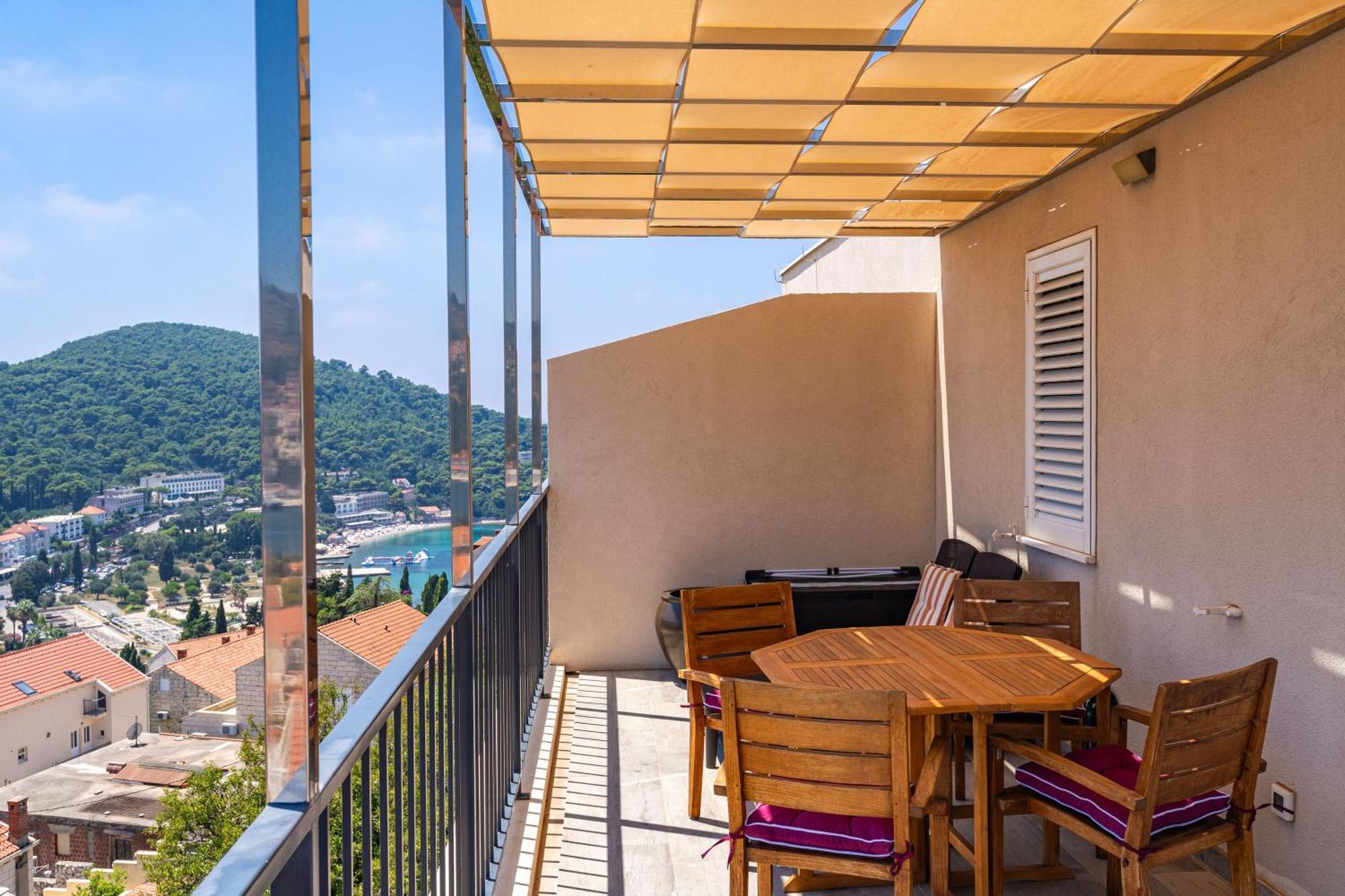 The Panoramic View Penthouse Apartment Sweet Petite Dubrovnik Ngoại thất bức ảnh
