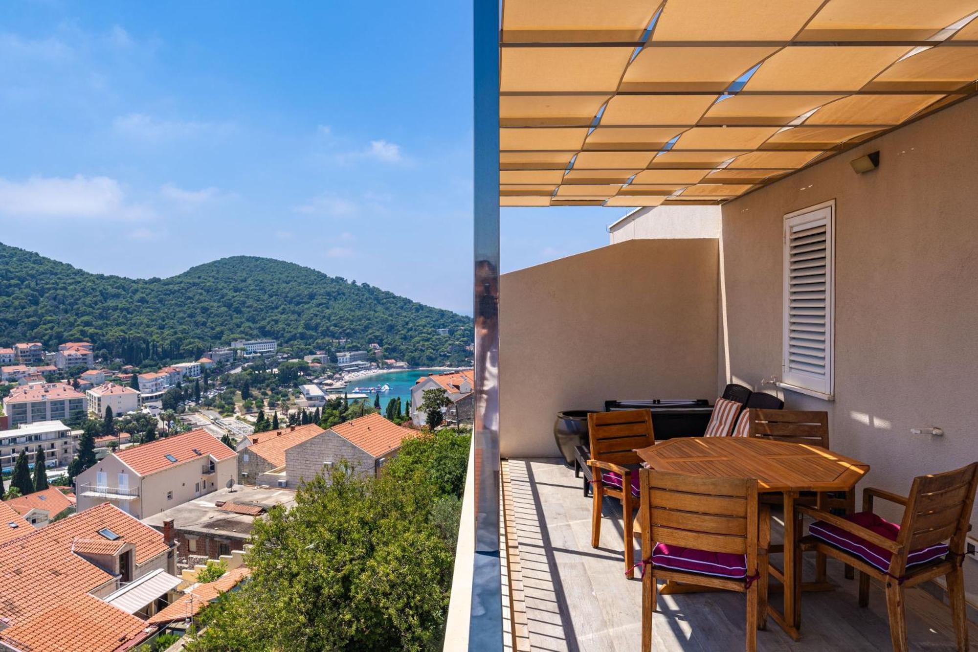 The Panoramic View Penthouse Apartment Sweet Petite Dubrovnik Ngoại thất bức ảnh